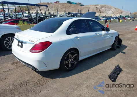2016 Mercedes-Benz C 450 Amg 4Matic из США, поврежденный, VIN 55SWF6EB9GU148728
